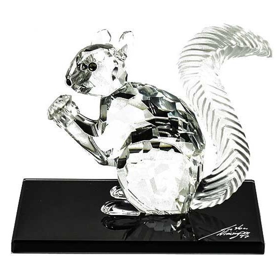 Swarovski Crystal Squirrel 10th Anniversary Edition 1997 208433