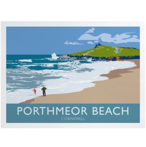 Keith Freshwater Porthmeor Beach St Ives - Large Signed Print