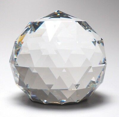 Swarovski Crystal Clear Round Paperweight Ball 50mm
